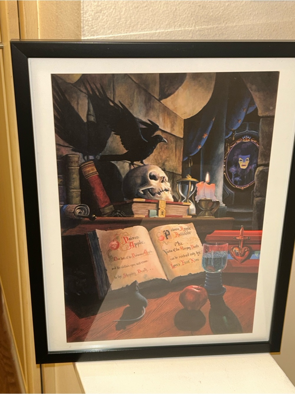 Framed Disney Still Life Wall Art Print of The Evil Queen’s Room